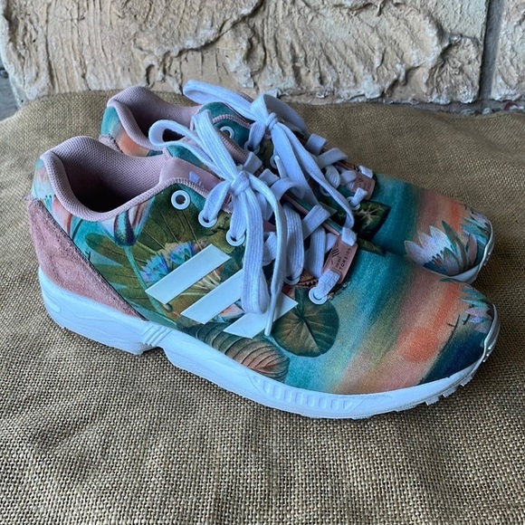 ADIDAS ORIGINALS ZX FLUX W "DUST PINK" Size 7 1/2 Rare Sold Out Hard to find - Picture 1 of 12
